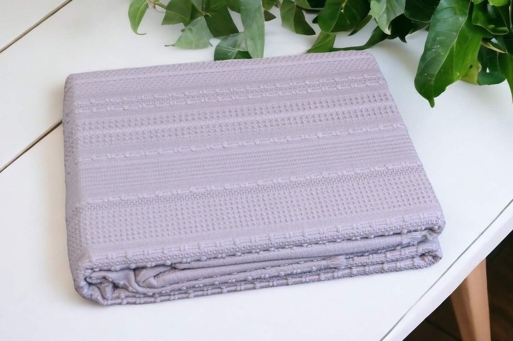 Простирадло-покривало піке First Choice Sole Lilac