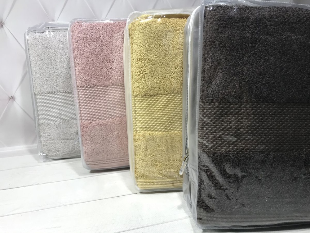 Набор полотенец Soft Cotton Deluxe pudra