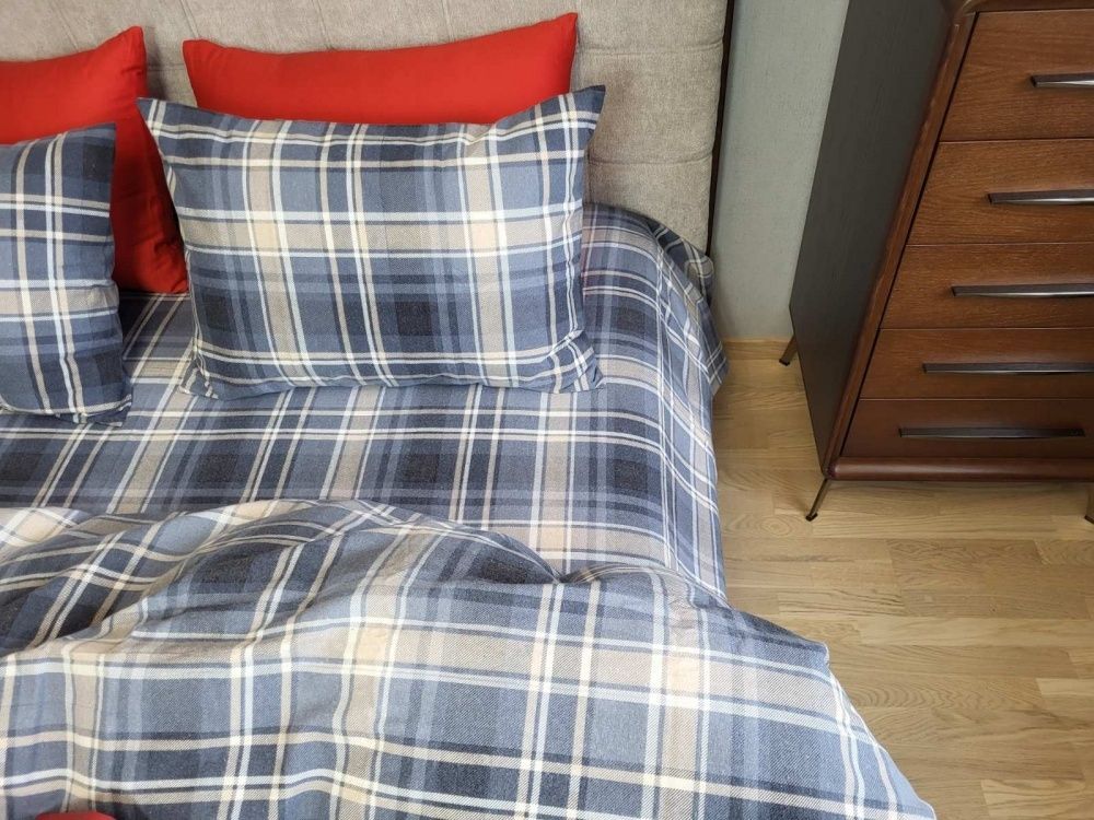 Постельное белье фланель Комфорт текстиль Шотландка, Turkish flannel