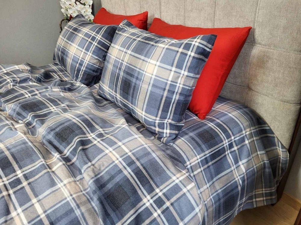 Постельное белье фланель Комфорт текстиль Шотландка, Turkish flannel