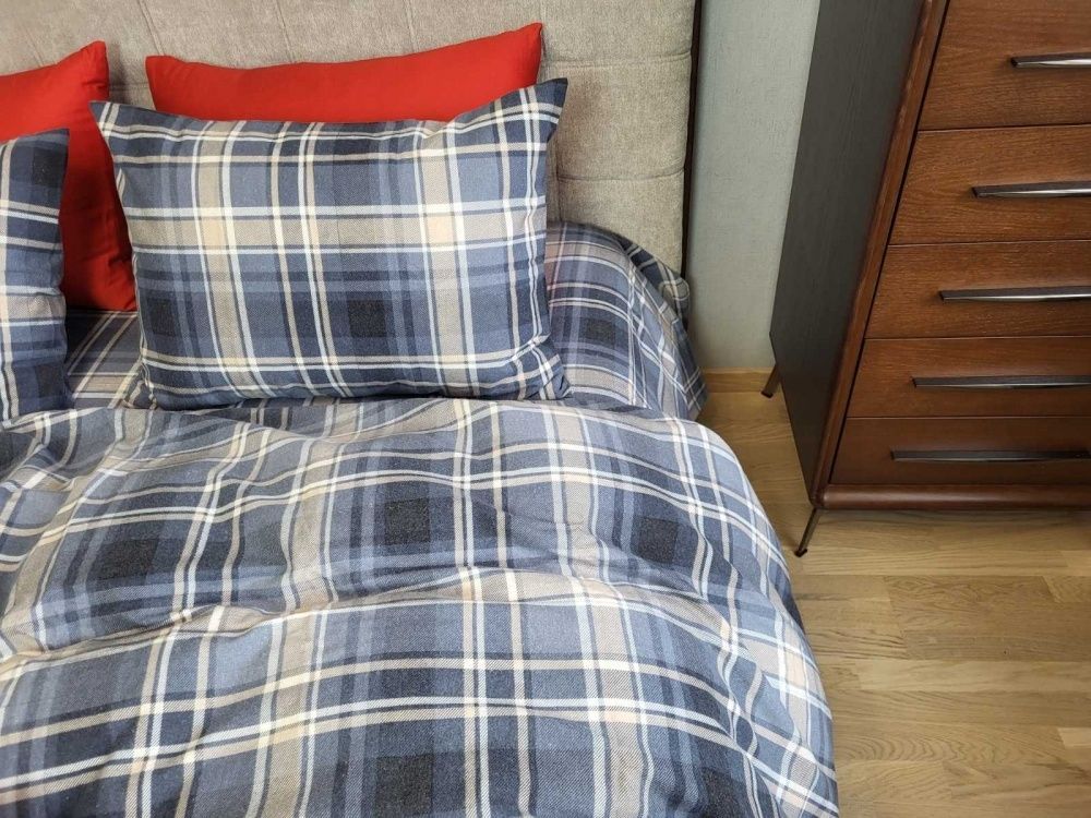 Постельное белье фланель Комфорт текстиль Шотландка, Turkish flannel