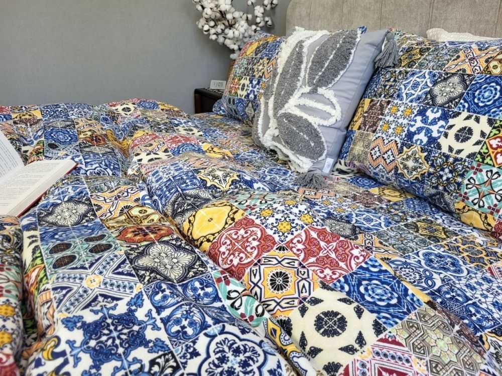 Постільна білизна фланель Комфорт текстиль Мозаїка NEW, Turkish flannel