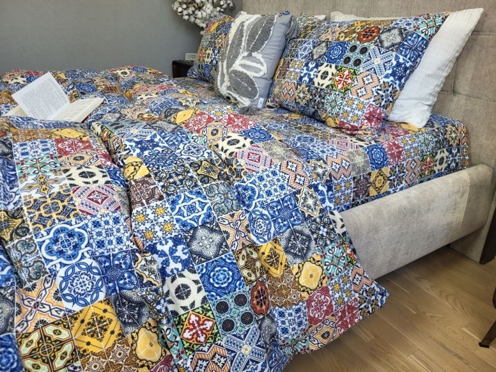 Постільна білизна фланель Комфорт текстиль Мозаїка NEW, Turkish flannel