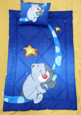 Детский набор в кроватку одеяло+подушка NIGHT