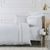 Постільна білизна Karaca Home перкаль - White Colletion Freya beyaz