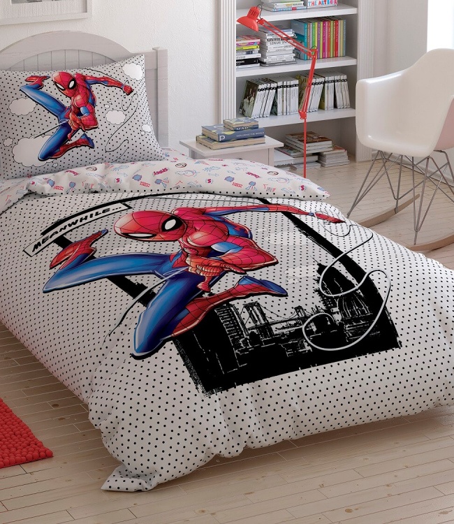 Постельное белье TAC Disney Spiderman Cloudy