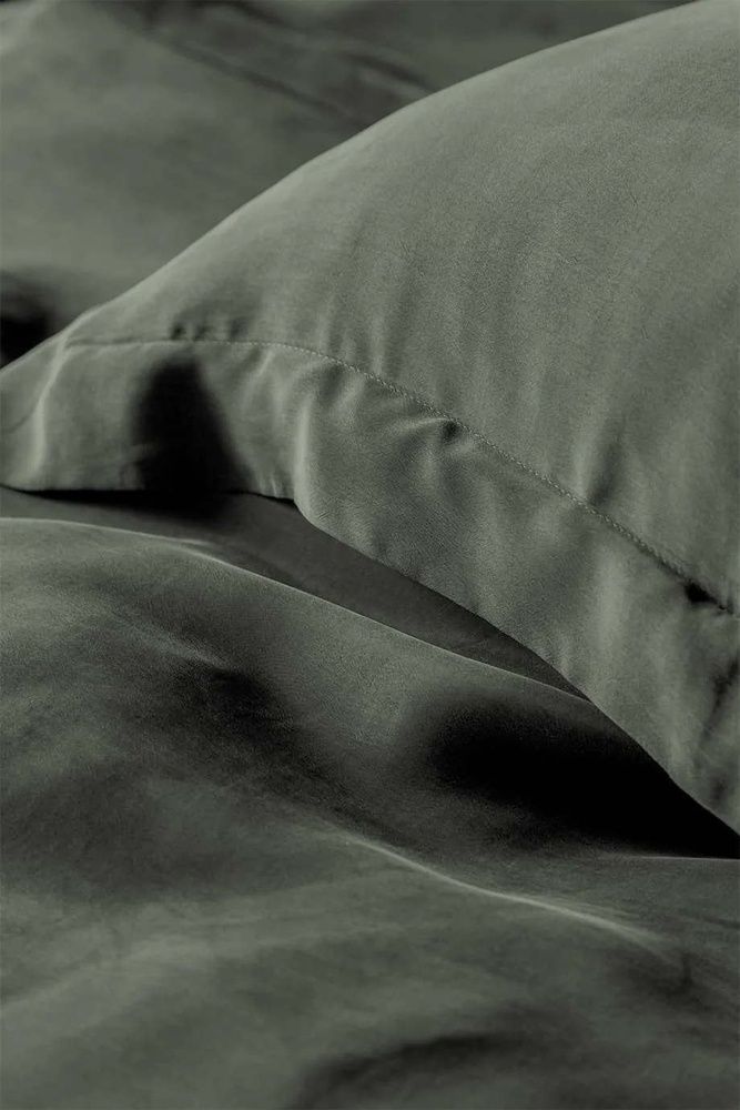 Постільна білизна сатин Vegan Silk Issimo Home Jade Moss