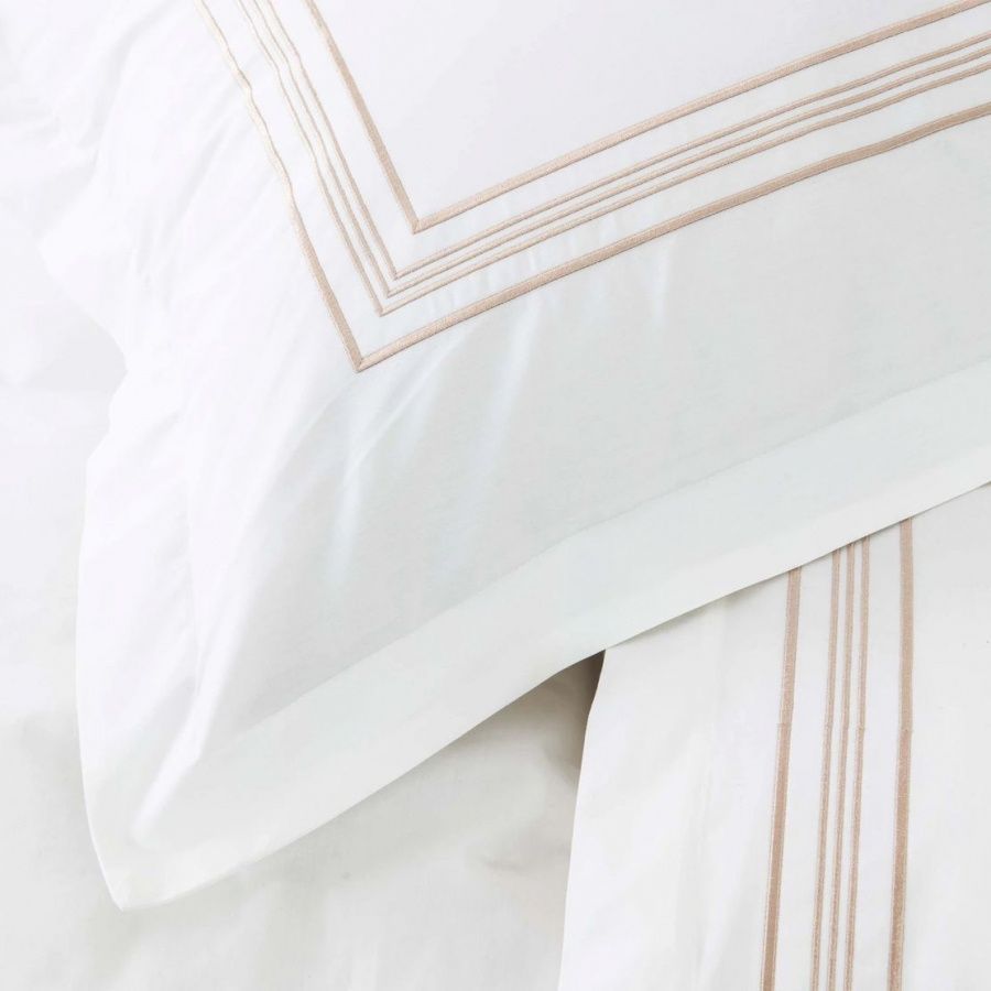 Постільна білизна Karaca Home перкаль - White Colletion Freya beyaz