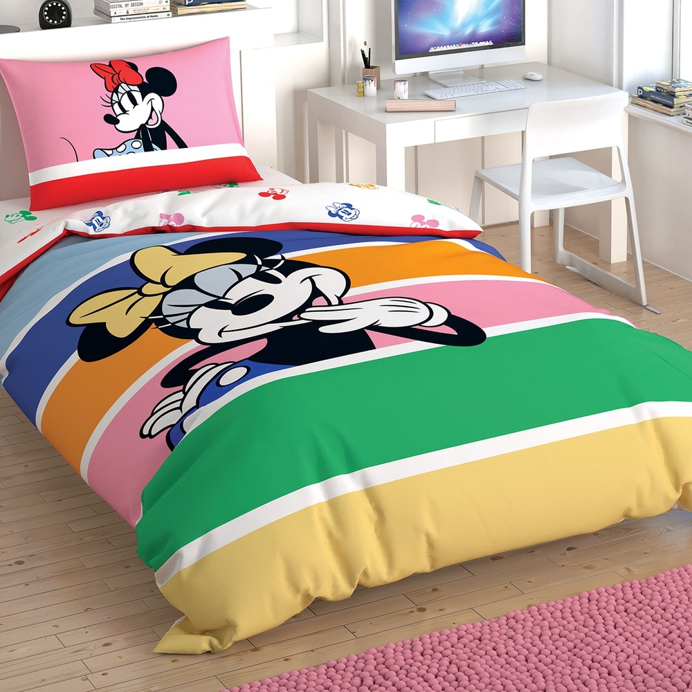 Постельное бельё ТАС Disney Minnie Mouse Rainbow