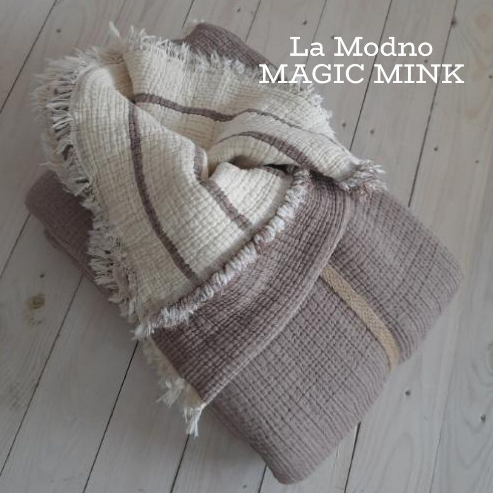 Муслиновое покрывало-плед La Modno MAGIC Mink