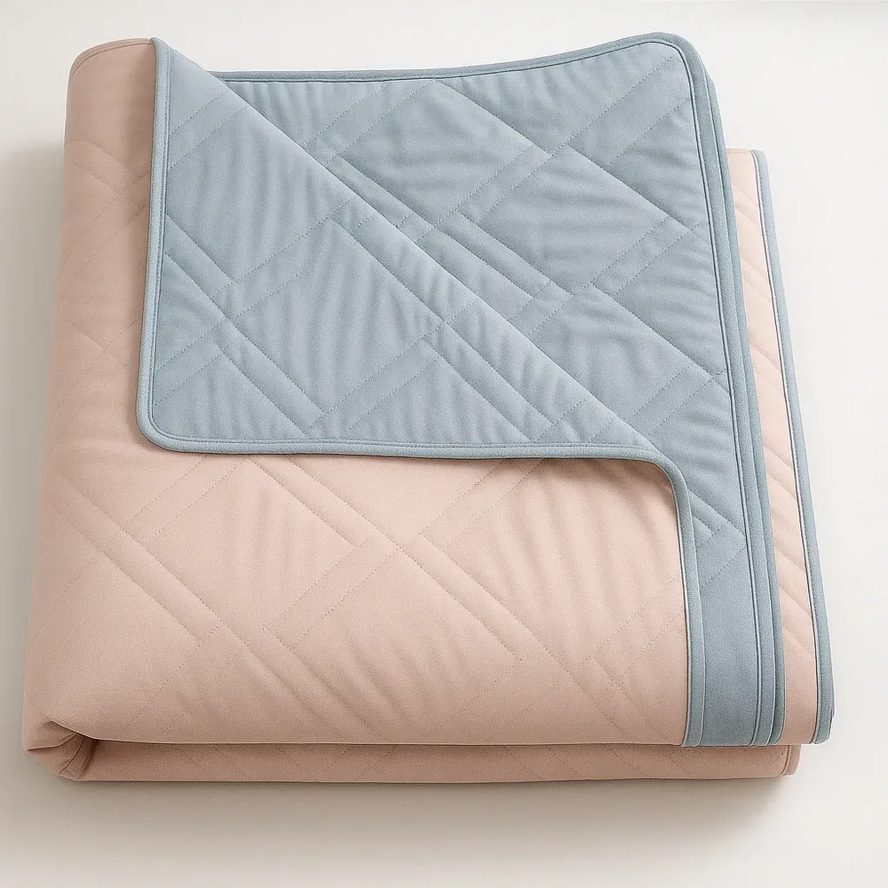 Покрывало Аквастоп U-tek Blush Pink & Light Gray