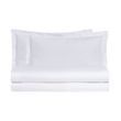 Итальянское постельное белье перкаль Biancoperla Onice Bianco, Белый, 50х70см (2шт), Евро, 200х220 см, 270х280 см