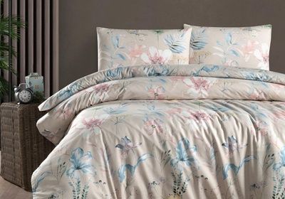 Постельное белье ранфорс First Choice Ranforse Amaris Beige