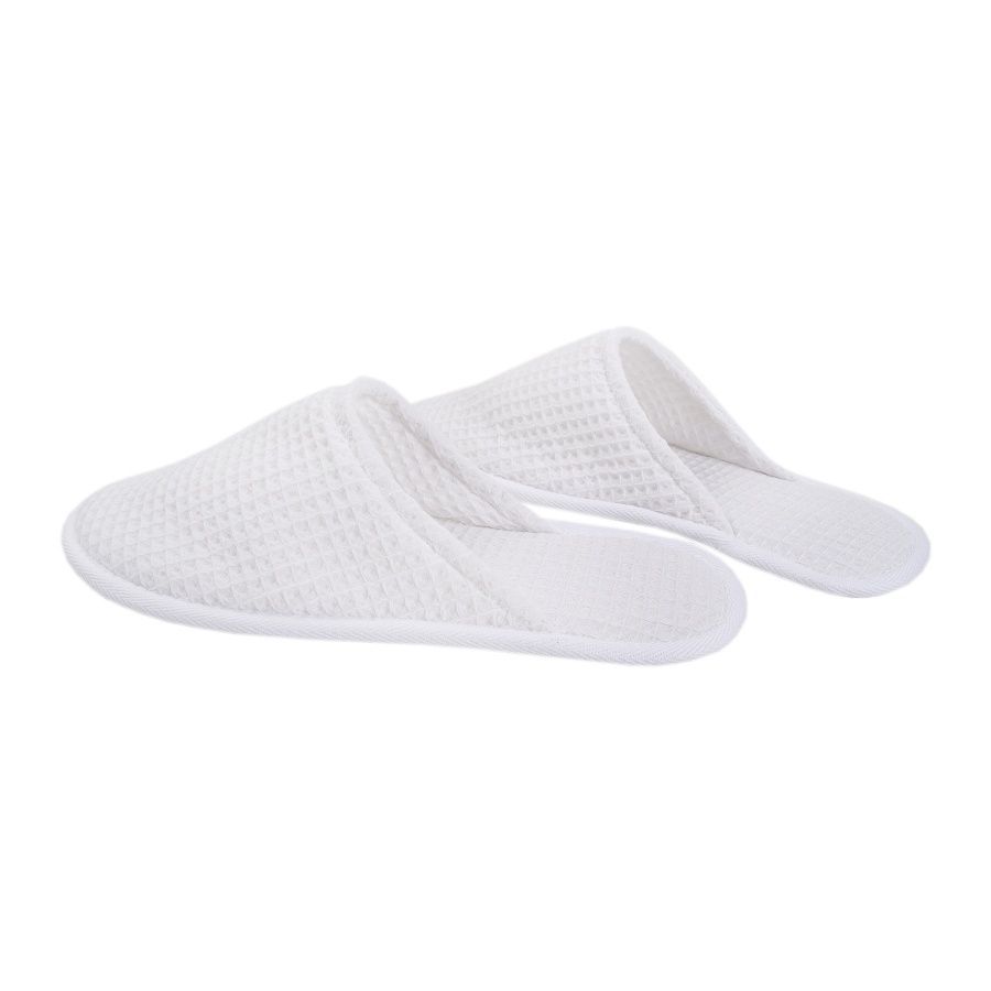Тапочки вафельные Lotus Home - White белые (42-43), Белый, 42-43