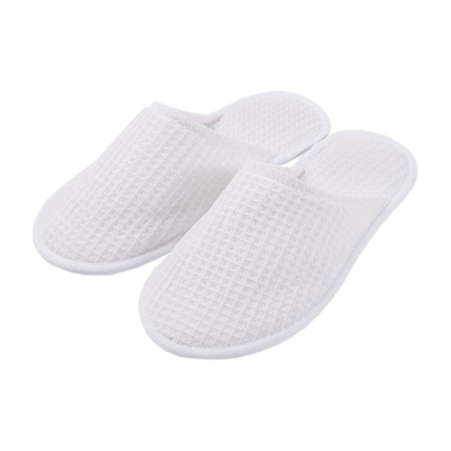 Тапочки вафельные Lotus Home - White белые (42-43), Белый, 42-43