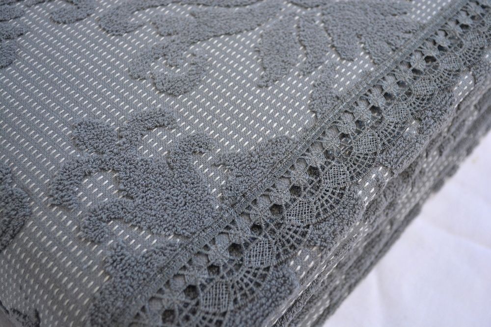 Махрове покривало Moss Zeren Dark Grey