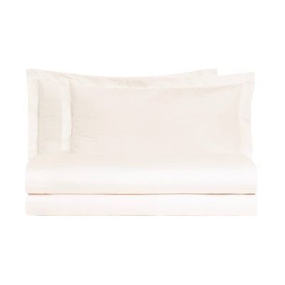 Італійська постільна білизна перкаль Biancoperla Onice Avorio