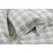 Постільна білизна варена бавовна Lotus Home Premium - Checked Madras зелений 2