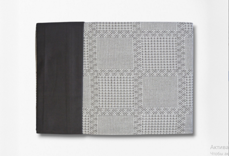 Постільна білизна з пледом Issimo Ranforse 220 х 240 см Summerpunch Grey