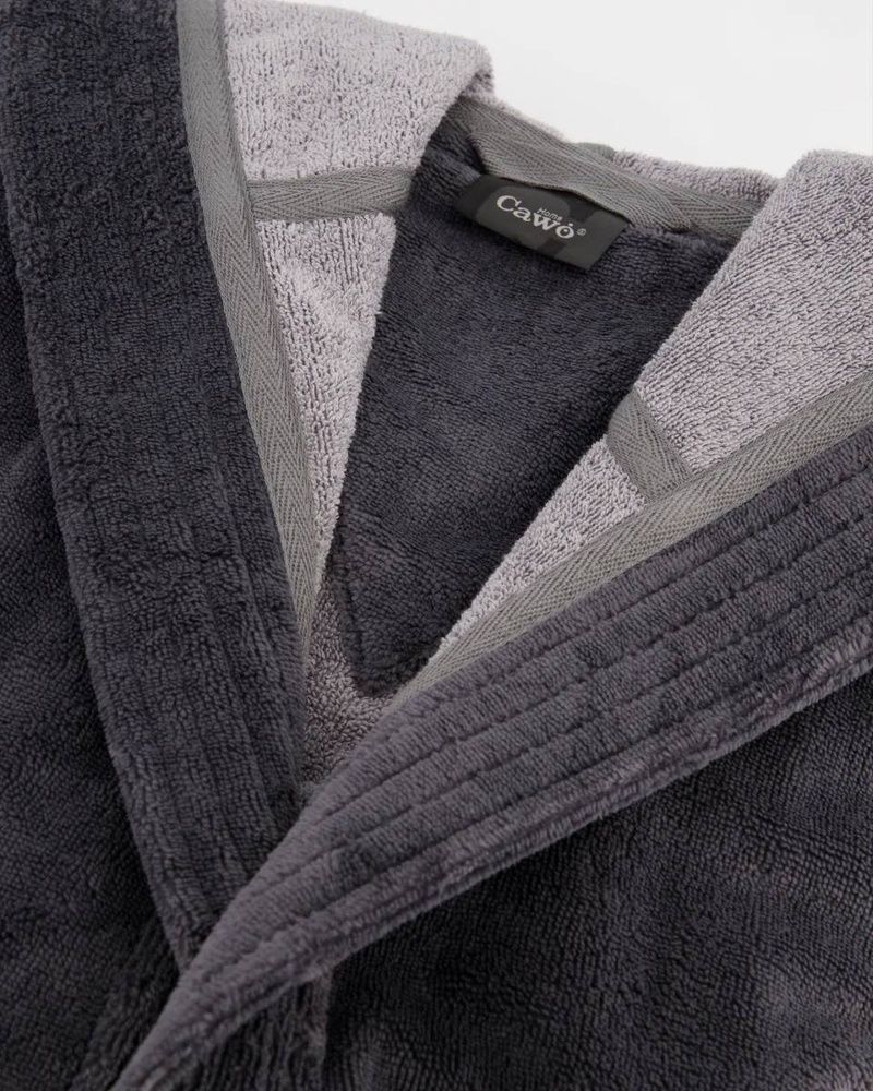 Халат чоловічий з капюшоном Cawo  Uni 801 anthracite - 71