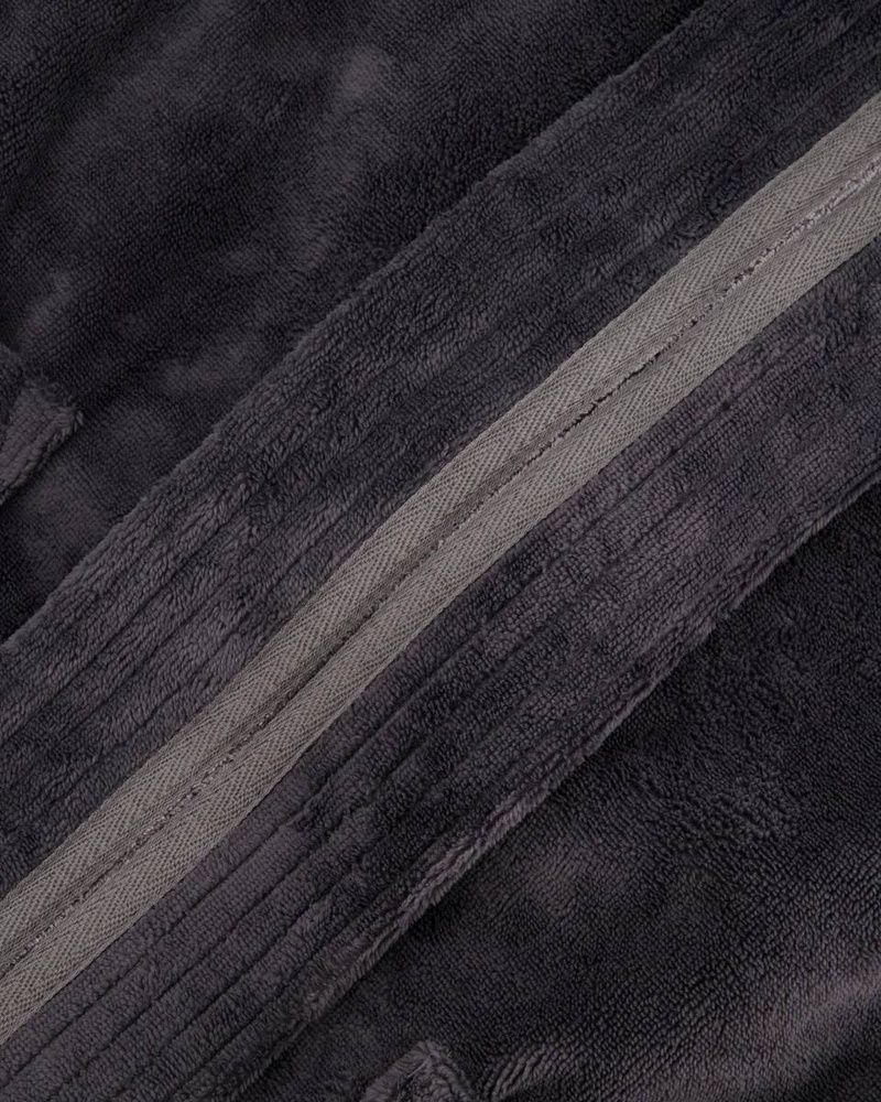 Халат чоловічий з капюшоном Cawo  Uni 801 anthracite - 71