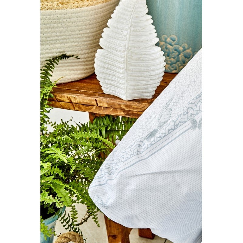 Набір постільна білизна з покривалом Karaca Home - Mariposa gri