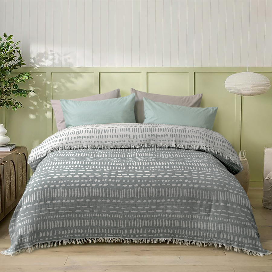 Покрывало Lotus Home - Malia antrasite