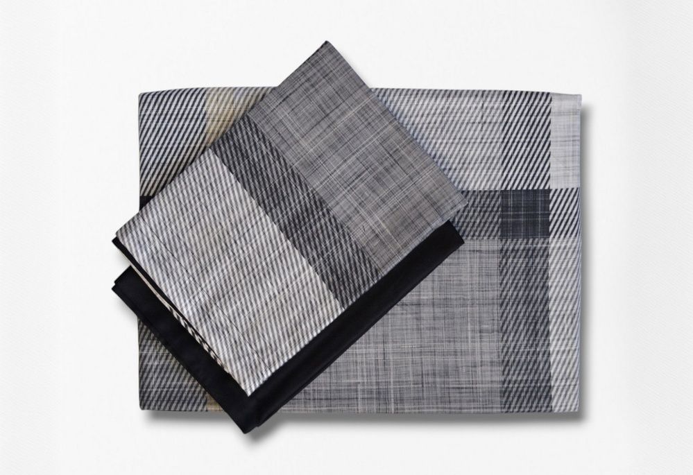 Постільна білизна сатин люкс Issimo Home Cotton Dunloe Black