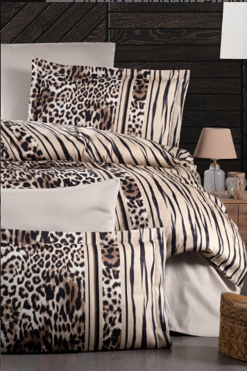 Постільна білизна сатин First Choice Satin Leopard Brown
