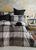 Постільна білизна сатин люкс Issimo Home Cotton Dunloe Black