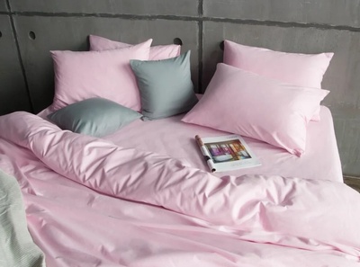 Постельное бельё Almira Mix сатин-премиум Нежность светло-розовый ЦС-003
