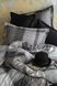 Постільна білизна сатин люкс Issimo Home Cotton Dunloe Black 2