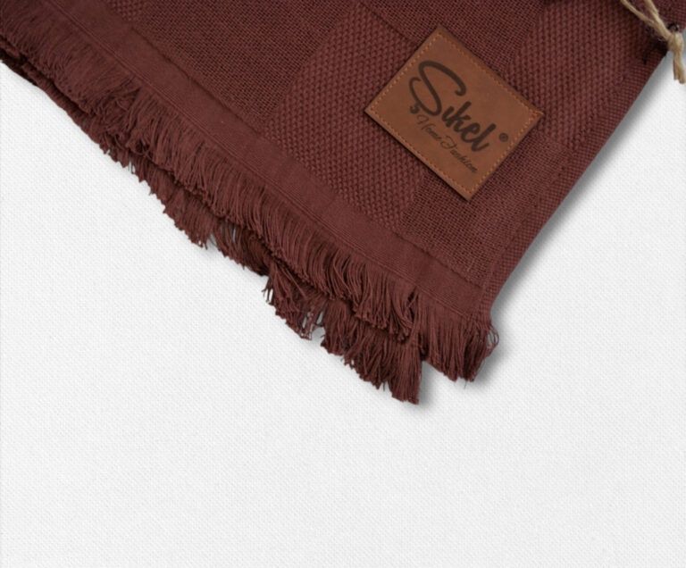 Покривало вафельне Sikel Elegan Bordo