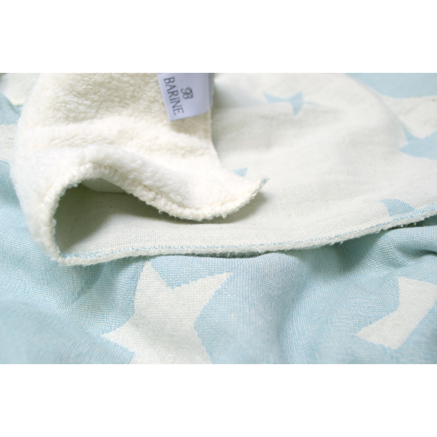 Плед микроплюш Barine - Star Patchwork throw mint