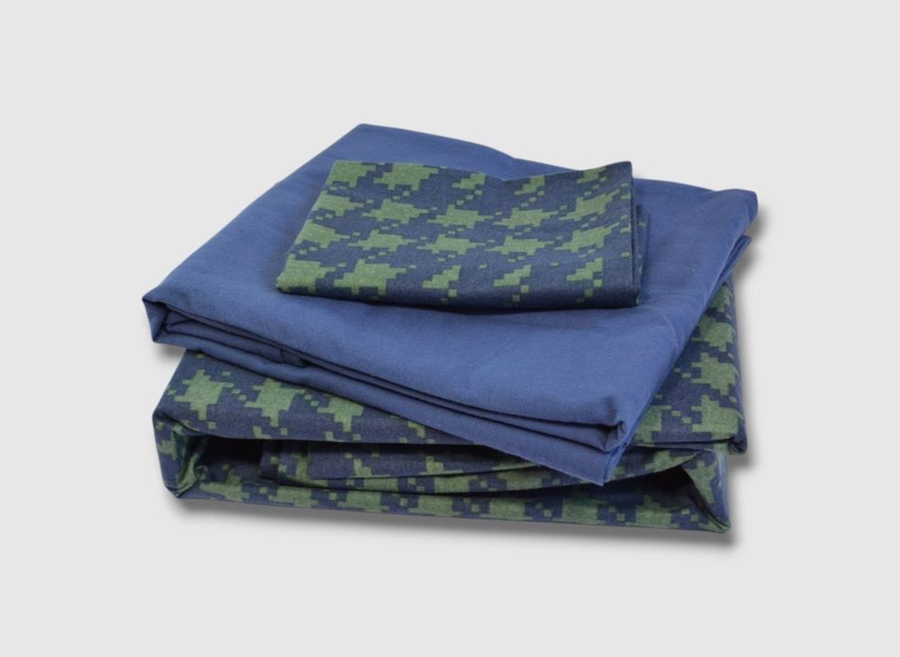 Постільна білизна фланель First Сhoice Sadora Navy Blue