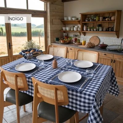 Скатерть с салфетками Istanbul Piknik Set 140х180 см Happy Days Indigo