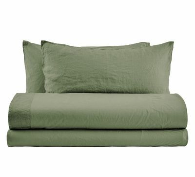 Італійська постільна білизна льон Biancoperla Niagara Bosco