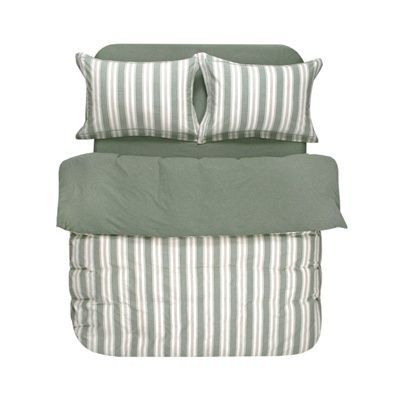 Постельное белье вареный хлопок Lotus Home - Edmonta green