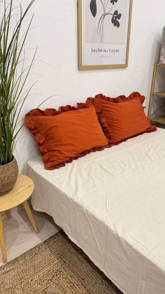 Постільна білизна варена бавовна з рюшами Macas Home Hermes