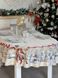 Новорічна скатертина LiMaSo Гобелен RUNNER 1254 "Різдвяна Звістка" (Срібний люрекс) 8