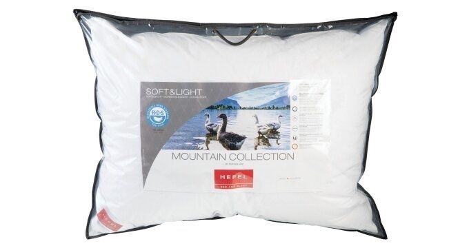 Подушка пуховая Hefel Mont Blanc (3-Kammer) Firm
