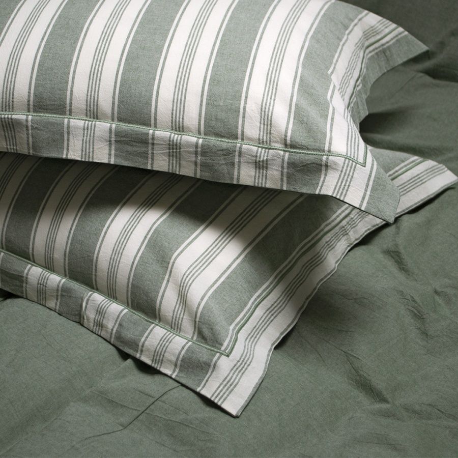 Постельное белье вареный хлопок Lotus Home - Edmonta green