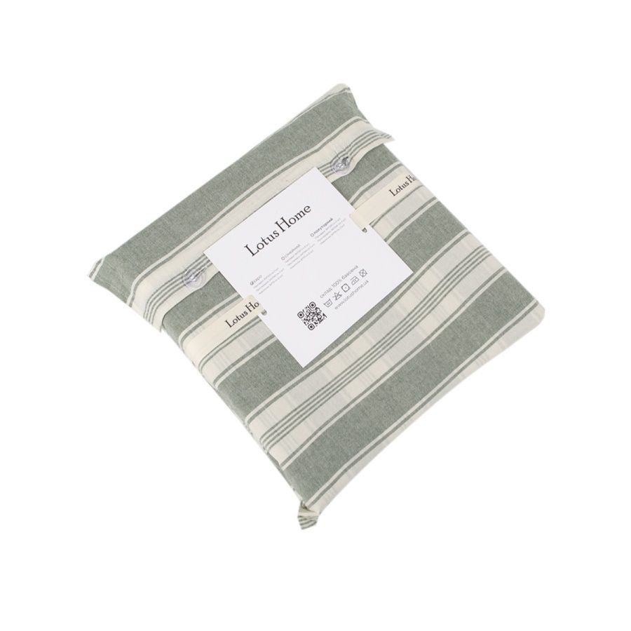 Постельное белье вареный хлопок Lotus Home - Edmonta green