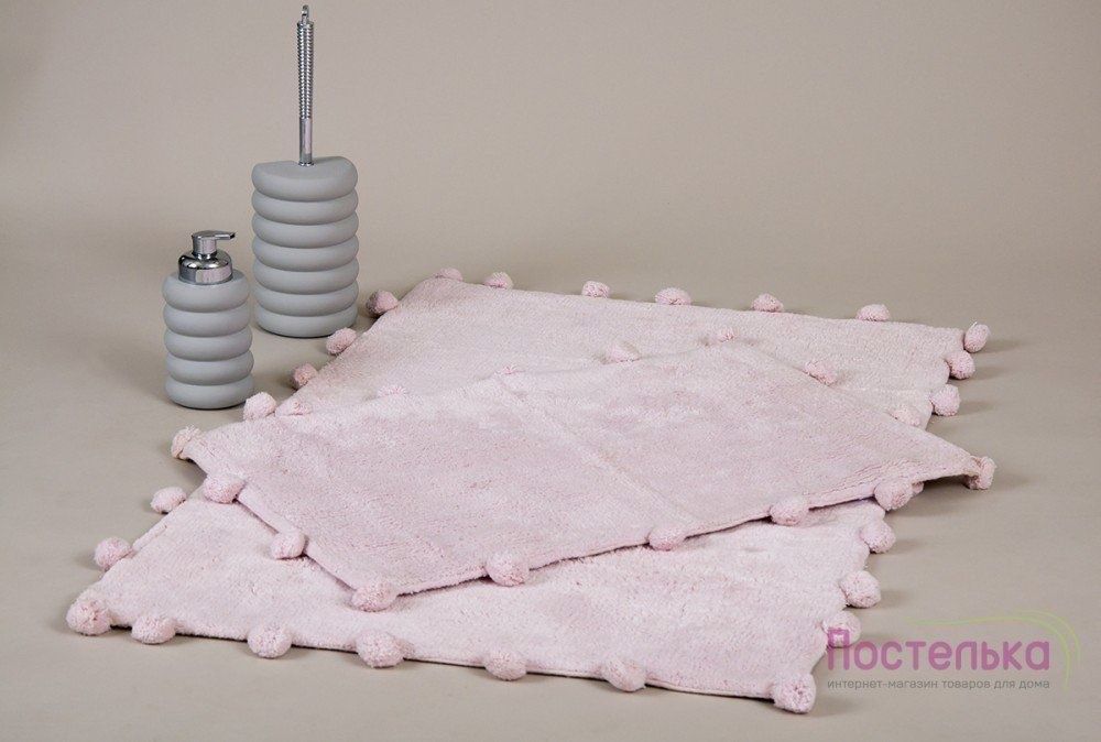 Коврики для ванной rya Alya pembe