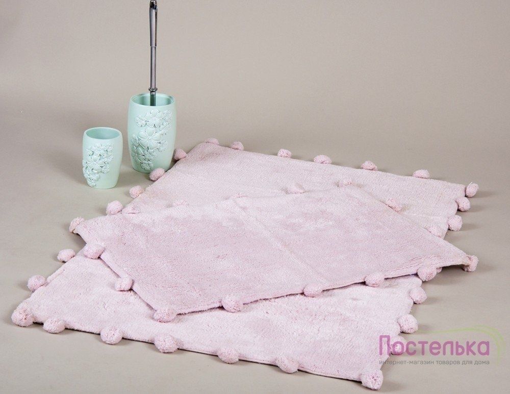 Коврики для ванной rya Alya pembe