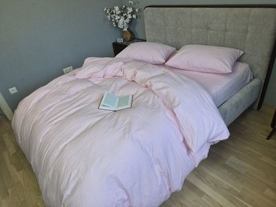 Постельное белье вареный хлопок Комфорт Текстиль Pink, Washed Cotton W1351