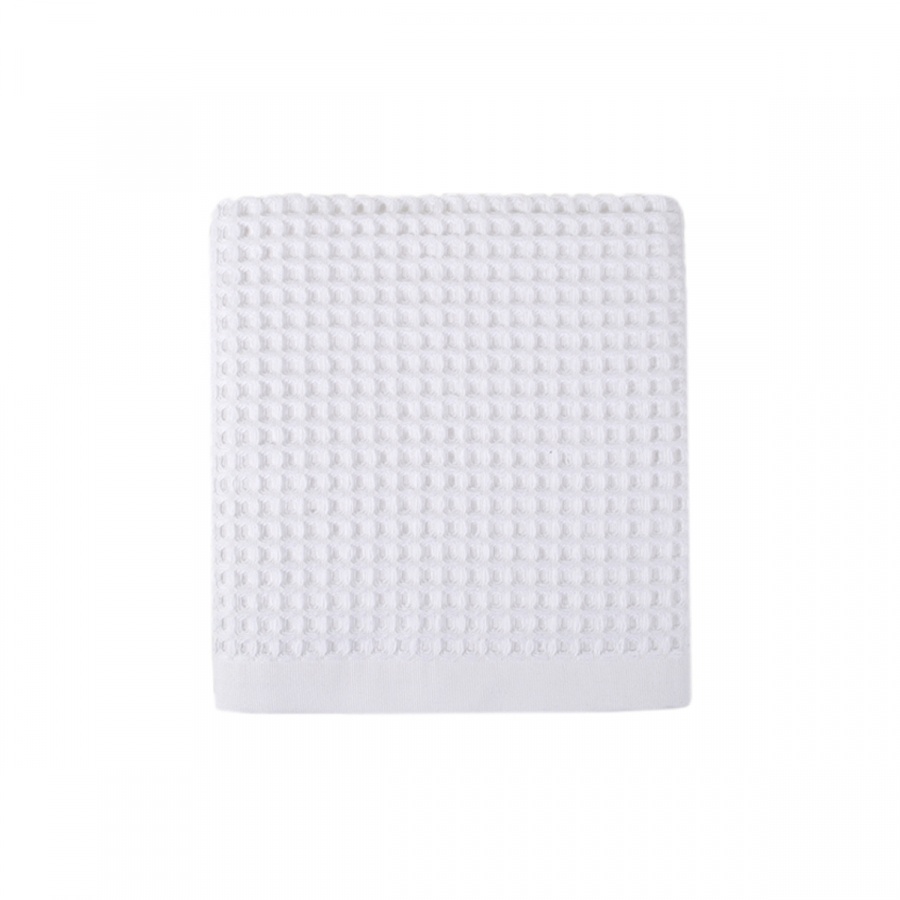 Рушник вафля Lotus Home Waffle white 420 г/м², Білий, 50х90 см, Для обличчя