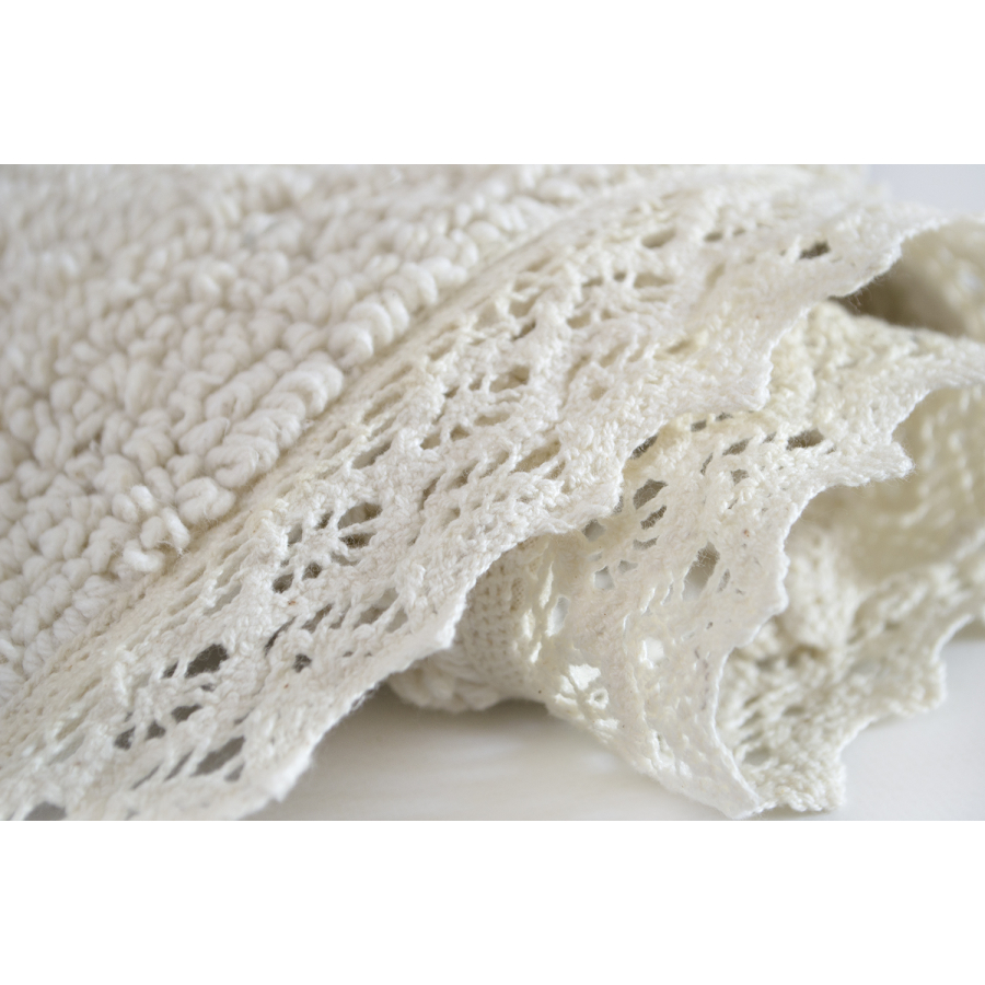 Коврик для ванной комнаты Irya - Polka cream