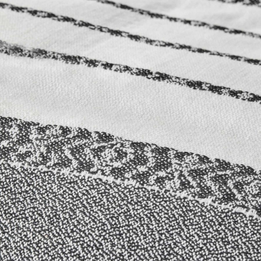 Летнее постельное белье пике Karaca Home Baho siyah черный pike jacquard