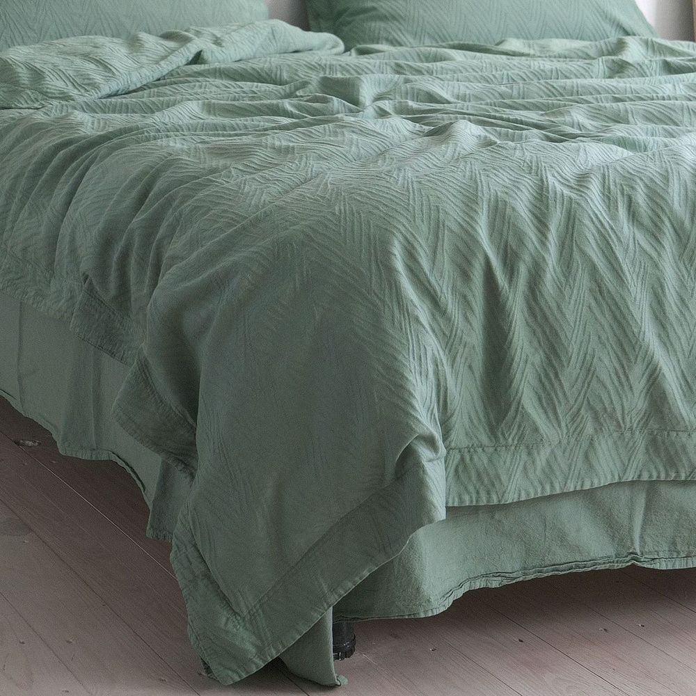 Постільна білизна варена бавовна жаккард La Modno Jacquard Sage Green